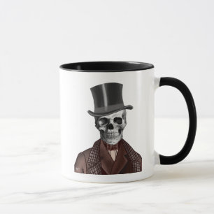 Skeleton Gentleman and Top hat Mug