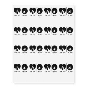 Skeleton Ghost Face Halloween 2017 Funny  Gift Temporary Tattoos