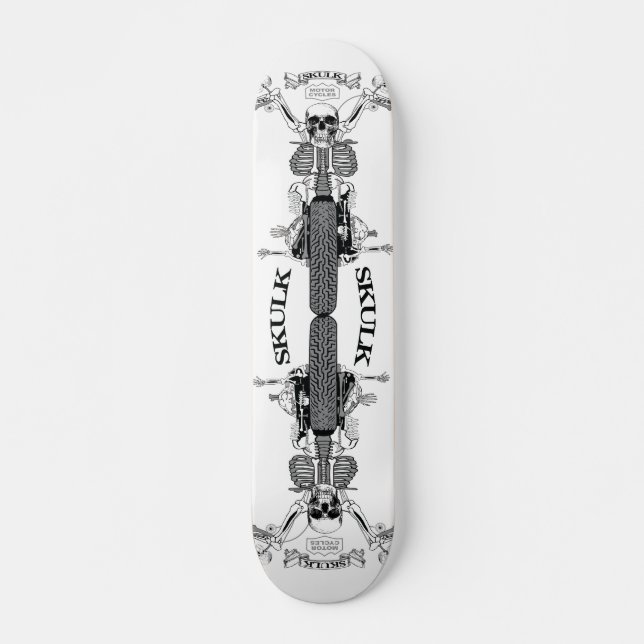 SKELETON -GHOST RIDER SKATEBOARD DECK (Front)