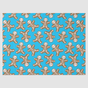 Skeleton Gingerbread Men Tissue Paper