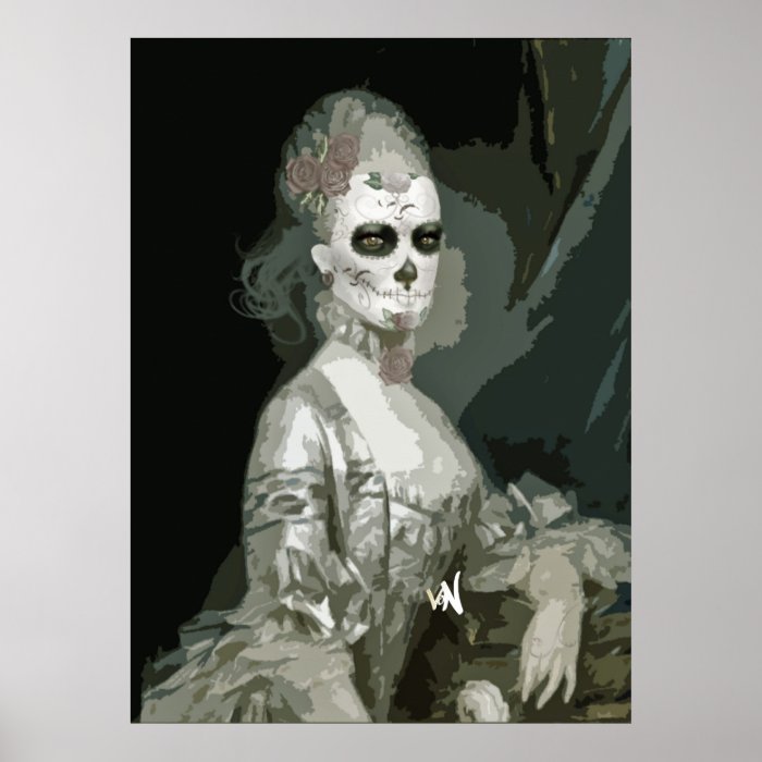 skeleton girl posters