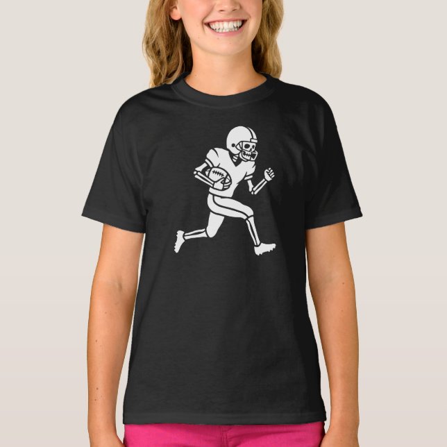 Skeleton Gridiron Runner T-Shirt (Front)