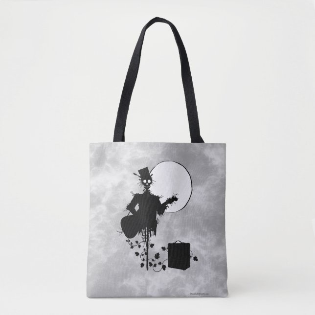 Skeleton Guitar Bag Scarecrow Music Band Rocker  (Front)