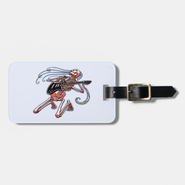 Skeleton Guitarist 0515 Luggage Tag (Front Horizontal)