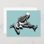 Skeleton Guitarist Jump (Front/Back)