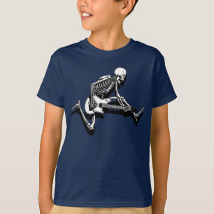 Skeleton Guitarist Jump T-Shirt