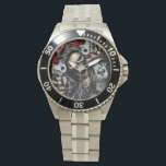 Skeleton & Guns Watch<br><div class="desc">Express Yourself Today With This Awesome Designer Skeleton & Guns Mens' Watch From Creative Tee & Zazzle!!</div>