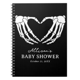 Skeleton Halloween Baby Shower Guest Book