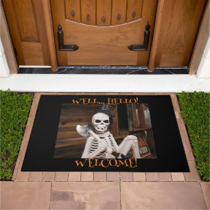 Skeleton Halloween Doormat
