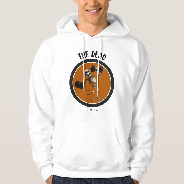 Skeleton/Halloween/funny/gym  Hoodie (Front)