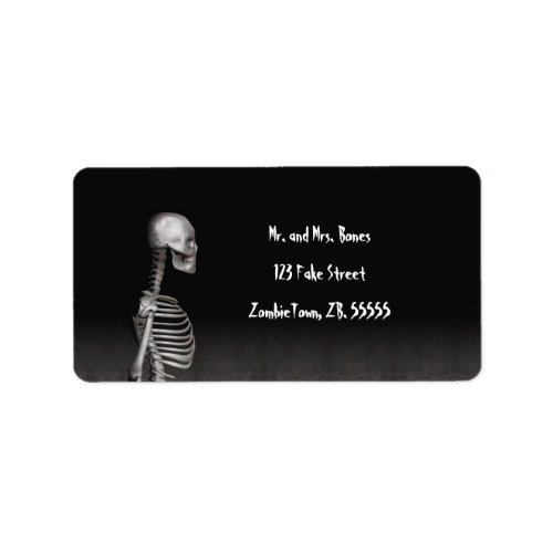 Skeleton _ Halloween Labels