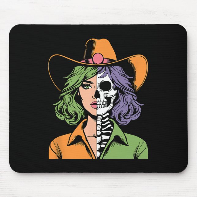 Skeleton Halloween  Mouse Pad (Front)