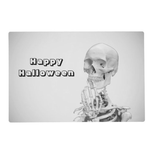 Skeleton Halloween Placemat