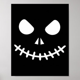 Skeleton Halloween Poster