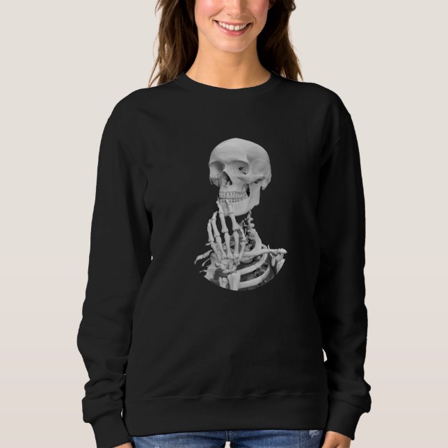 Skeleton Halloween Sweatshirt (Front)