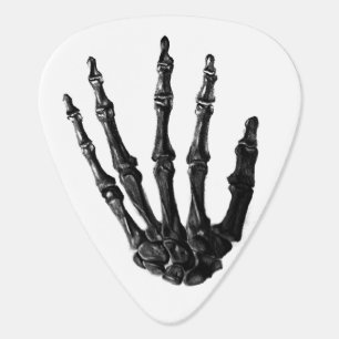 Skeleton hand guitar pick