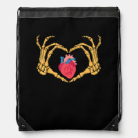 Skeleton Hand Heart Anatomy Cardiac Cvicu Nurse