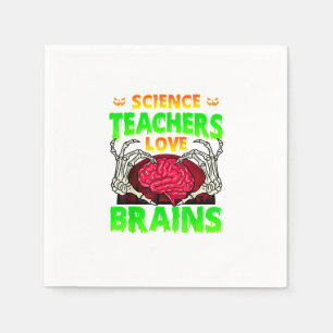 Skeleton Hand Heart Funny Design Style Napkins