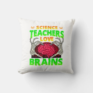 Skeleton Hand Heart Funny Design Style Throw Pillow