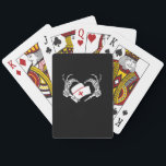 Skeleton Hand Heart Lazy Diy Halloween Costume Nur Poker Cards<br><div class="desc">A lazy DIY Halloween skeleton hand heart costume nurse RN edition. Funny,  clever,  and festive.</div>