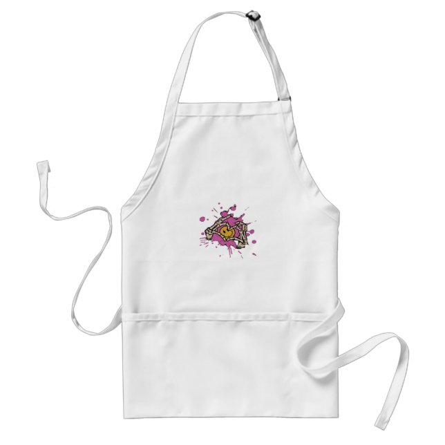 Skeleton Hand Heart Show Classic Style Adult Apron (Front)