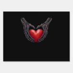 Skeleton Hand Heart Sign