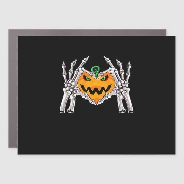 Skeleton Hand Heart Sign Bone Costume Unique Touch (Front)