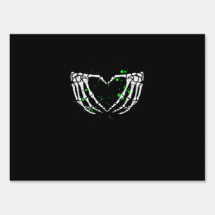 Skeleton Hand Heart Sign Costume Halloween Classic