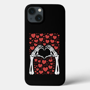 Skeleton Hand Heart Valentines Day Funny Love iPhone 13 Case