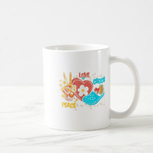 Skeleton Hand Peace Love-crocs Family Xmas Pyjama Coffee Mug