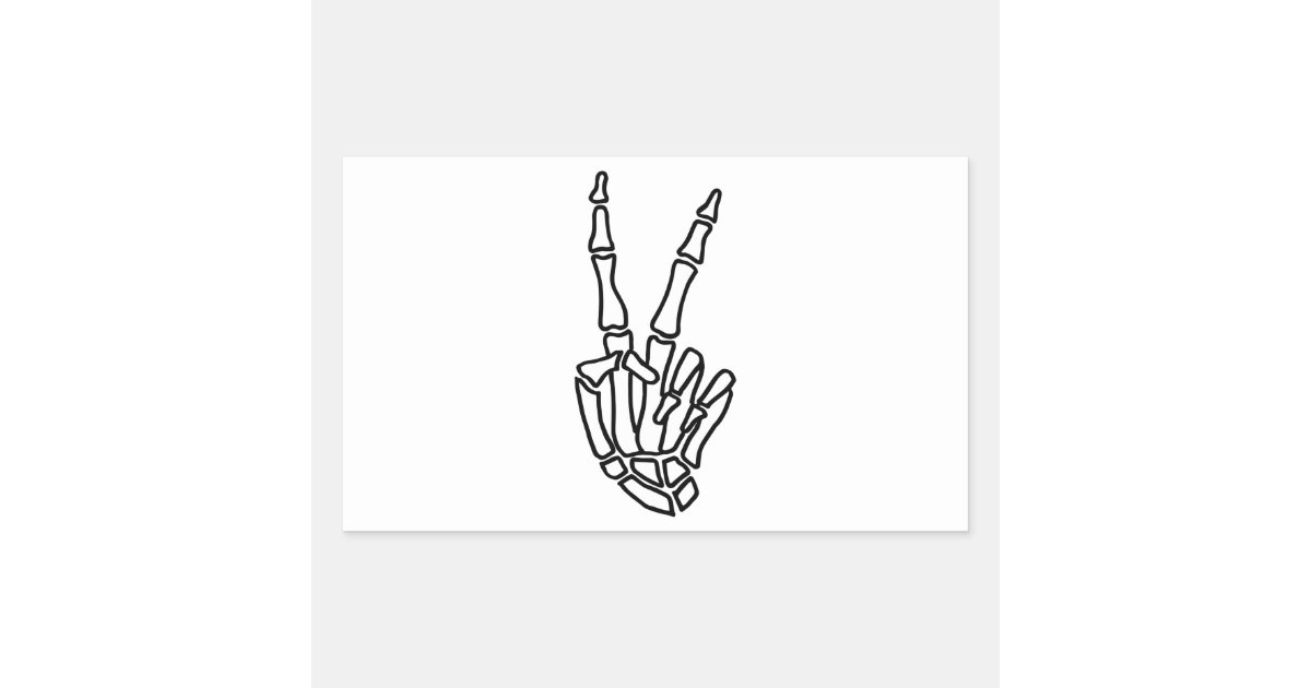 hand peace sign tattoo