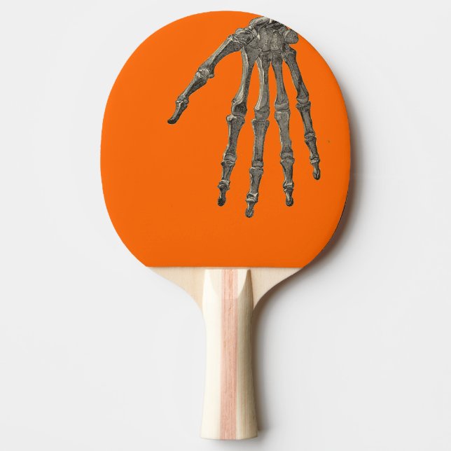 Skeleton Hand Ping-Pong Paddle (Front)