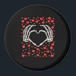 Skeleton Hand Red Heart Birthday Valentines Day Magnet<br><div class="desc">A red heart skeleton hand design for birthdays and Valentine’s Day. Romantic,  gothic,  and versatile.</div>