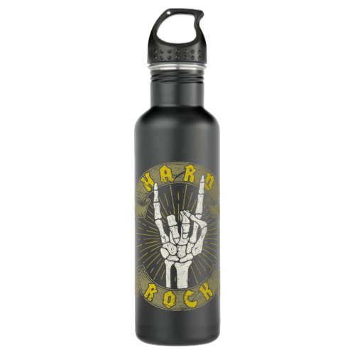 Skeleton Hand Rock Star Concert Stainless Steel Water Bottle
