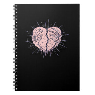 Skeleton Hand With Heart Classic Notebook