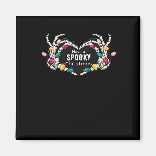 Skeleton Hand With Heart Classic Style Magnet (Front)