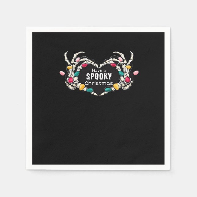Skeleton Hand With Heart Classic Style Napkins (Front)