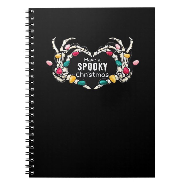 Skeleton Hand With Heart Classic Style Notebook (Front)