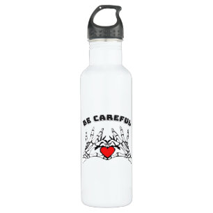 Skeleton Hand With Heart Classic Style Stainless Steel Water Bottle