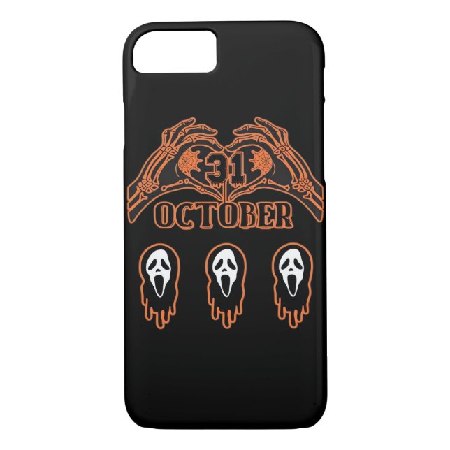 Skeleton Hands For Classic Halloween Case-Mate iPhone Case (Back)