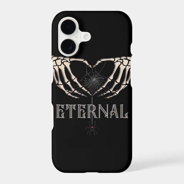 Skeleton Hands Heart Classic Iphone Case (Back)