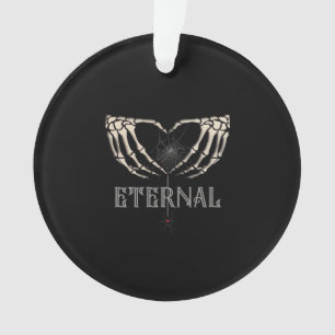 Skeleton Hands Heart Classic Ornament