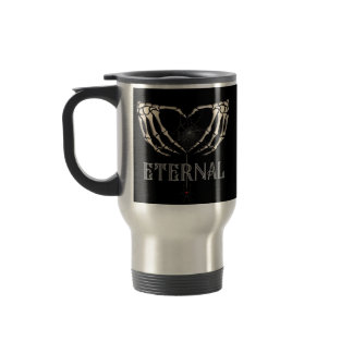 Skeleton Hands Heart Classic Travel Mug