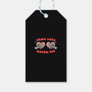 Skeleton Hands Heart Design Classic Aesthetic Gift Tags