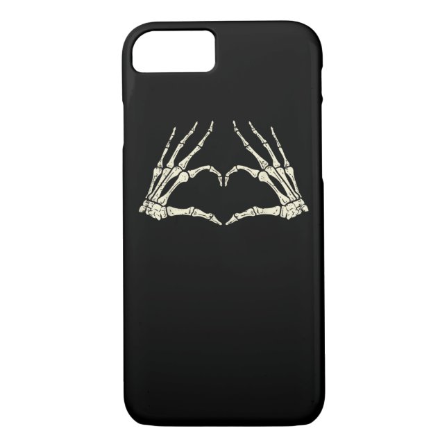 Skeleton Hands Heart Funny Halloween Men Women Kid Case-Mate iPhone Case (Back)