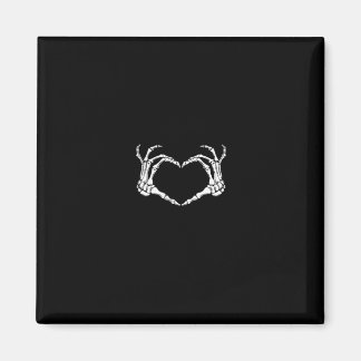 Skeleton Hands Heart Graphic Bold Impression Magnet
