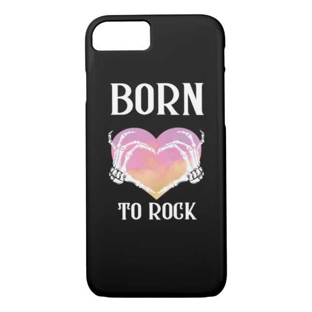 Skeleton Hands Heart Graphic Minimal Style Case-Mate iPhone Case (Back)