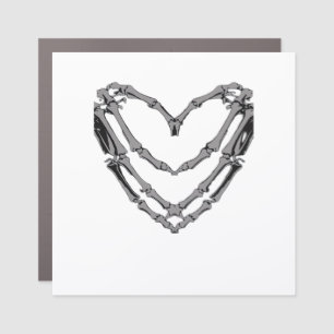 Skeleton Hands Heart Sign Retro Halloween Costume