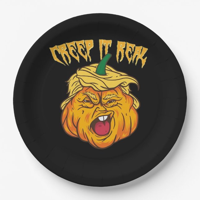 Skeleton Hands Heart Sign Retro Halloween Costume  Paper Plates (Front)