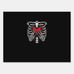 Skeleton Hands Holding Heart Halloween Costume Fun Sign